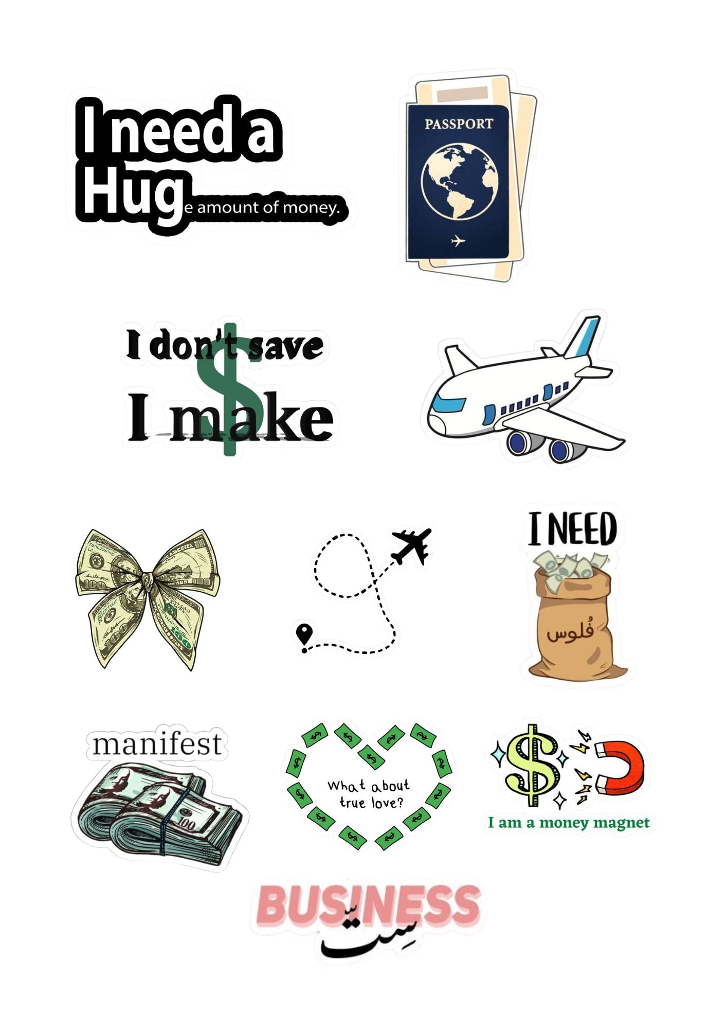 Doctor & Medical Sticker Sheet – Heart & Medicine Stickers