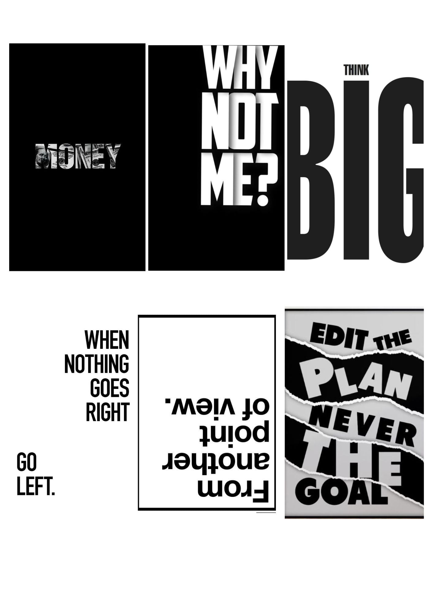 Motivational Poster Bundle – A4 Hustle Wall Art | Thewar.pk