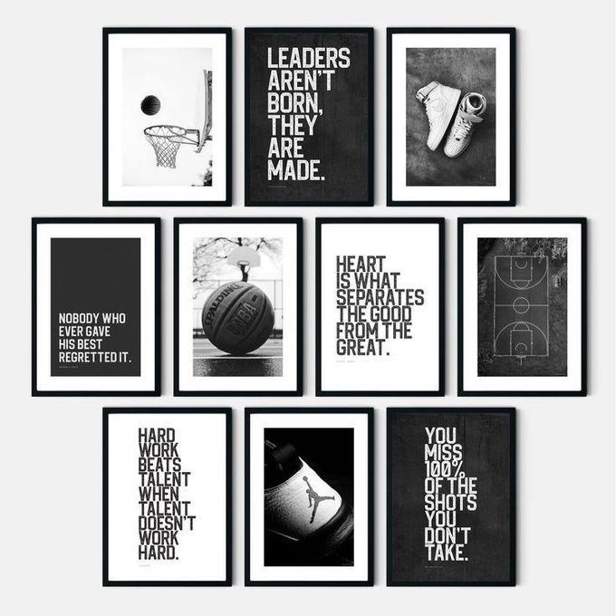 Motivational Poster Bundle – A4 Hustle Wall Art | Thewar.pk